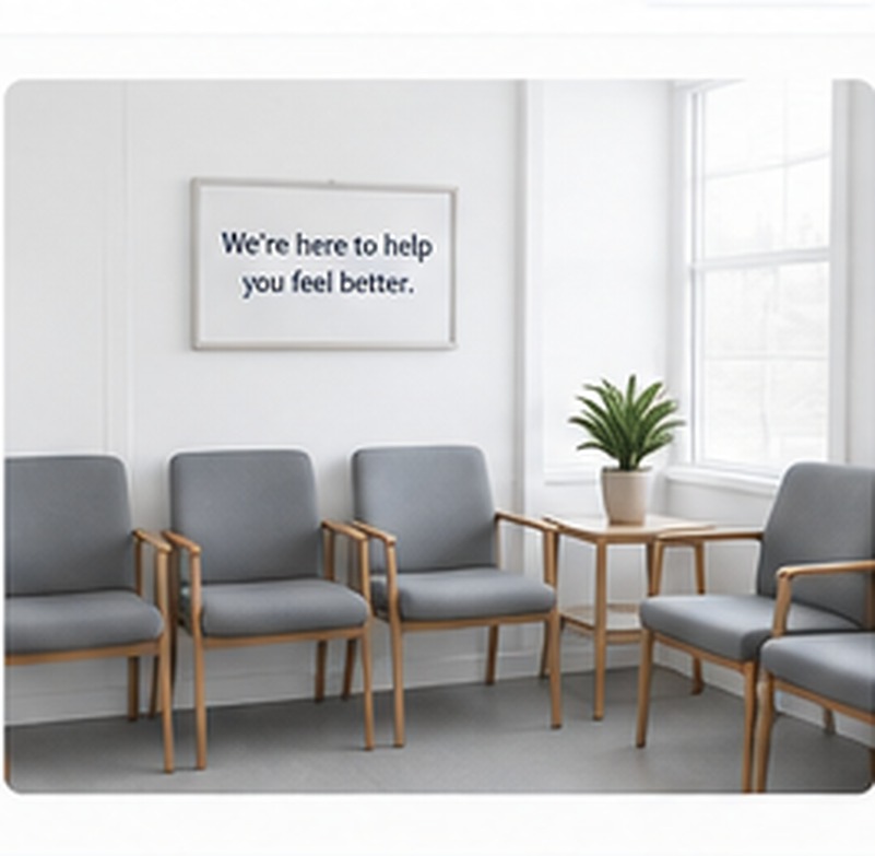Clinic waiting-room seating